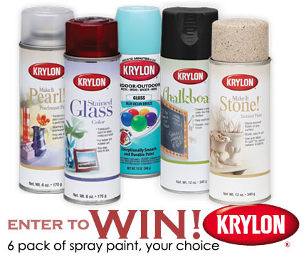 Giveaway: 6 pack Krylon spray paint 3! – Home and Garden