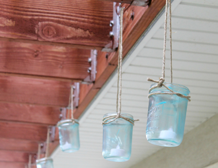 mason jar lanterns