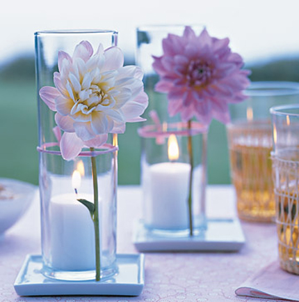 Flower Votive Displays