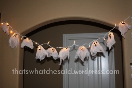 Cheescloth Ghost Lights