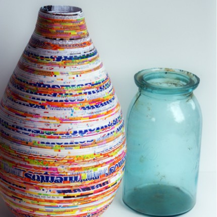 Coiled Wrapper Vase