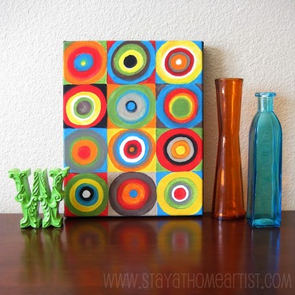 Concentric Circles Canvas Art