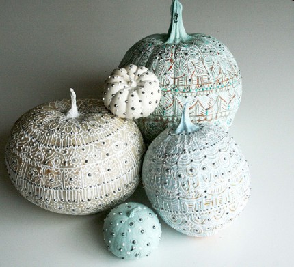 Pretty Painted Pumpkins