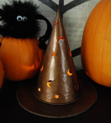 Faux Hammered Copper Witch Hat