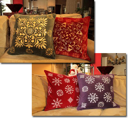 Make Holiday Pillow Covers