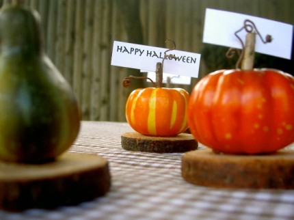 Pumpkin Place Cards