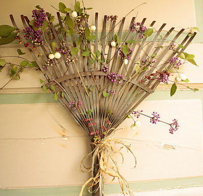 Rustic Rake for Your Door