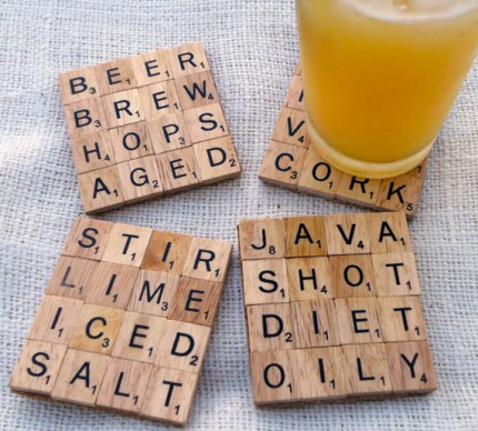 Scrabble Drink Coasters