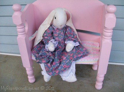 Toddler Doll Bench