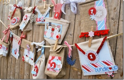 Burlap Advent Calendar