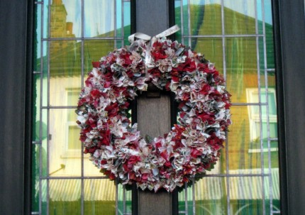 Christmas Rag Wreath