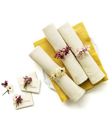 Cornhusk Napkin Rings and Place Cards