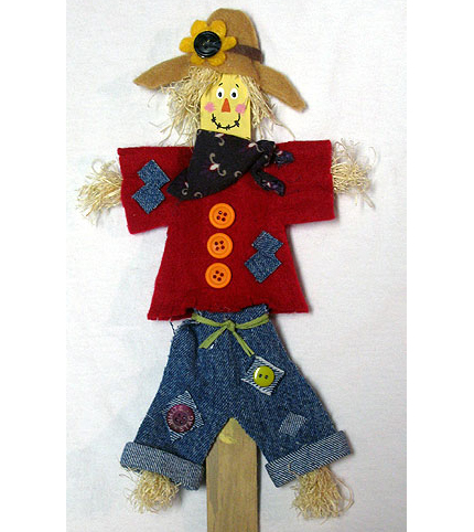 Paint Stick Scarecrow