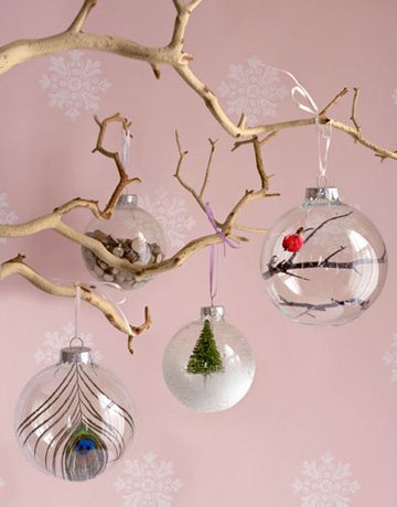 Dressed Up Glass Ornaments