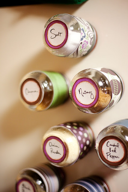 Magnetic Spice Jars