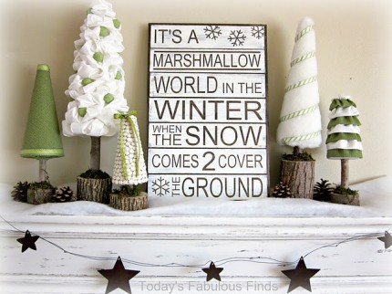 Marshmallow Wonderland Vignette