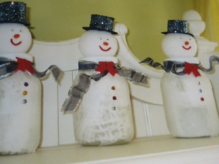 Mason Jar Snowmen