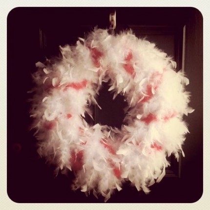 Peppermint Wreath