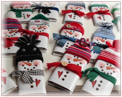Printable Snowman Candy Bar Wrappers