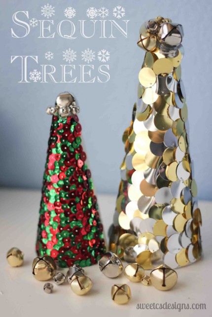 Sequin Christmas Trees