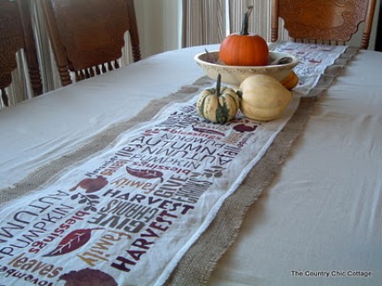 Subway Art Table Runner