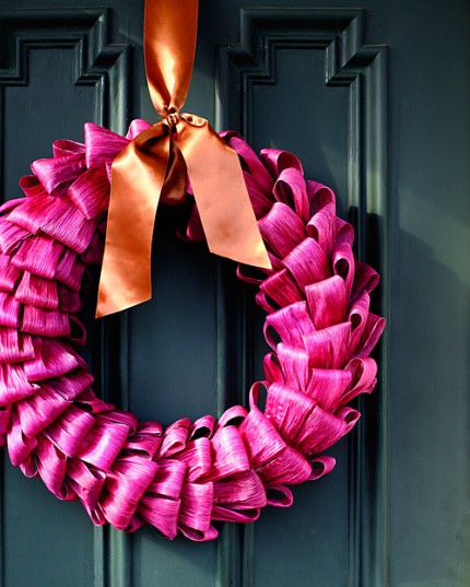 Vibrant Cornhusk Wreath