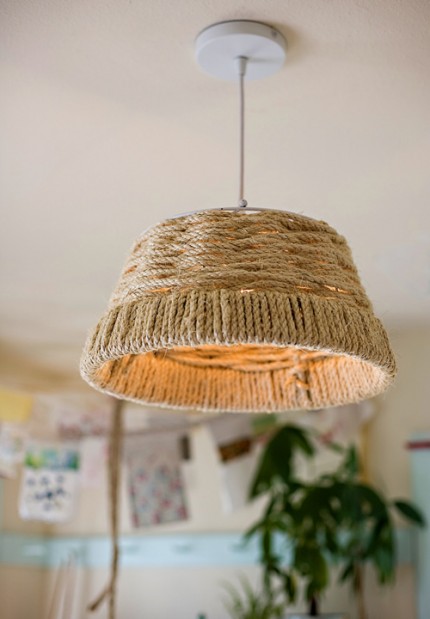 Woven Rope Pendant Lamp