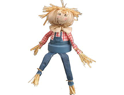 Clay Pot Scarecrow