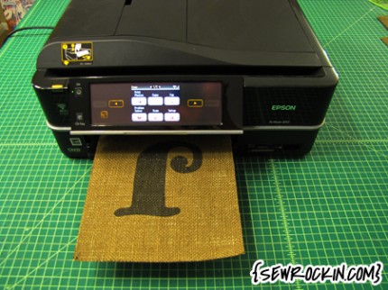 How to Print on Burlap