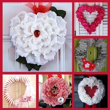 6 Valentine Wreath Ideas