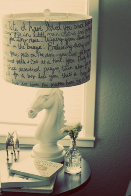 Love Letter Lamp Shade