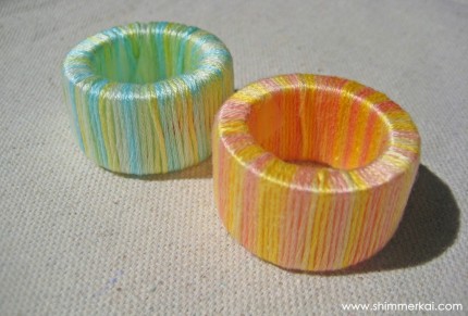 Ombre Napkin Rings