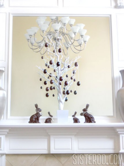 Faux Milk & Dark Chocolate Easter Tree