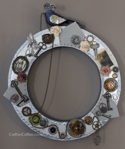 Steampunk Spring Wreath