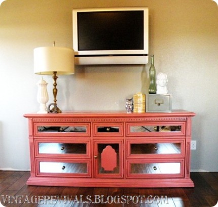 Mirrored Dresser Redo