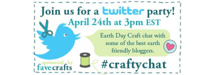 Green Crafting Twitter Party Today!