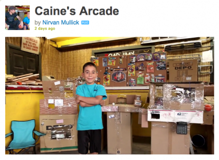 9 Year Old Builds Cardboard Arcade