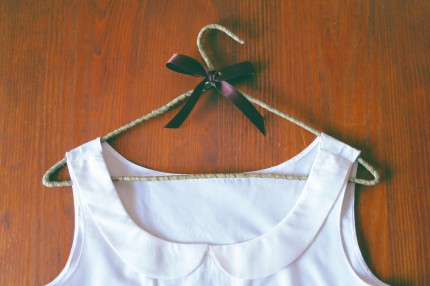 DIY Fabric Wrapped Hangers