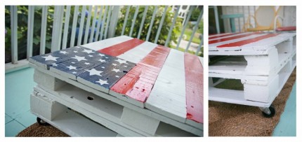 Patriotic Pallet Coffee Table