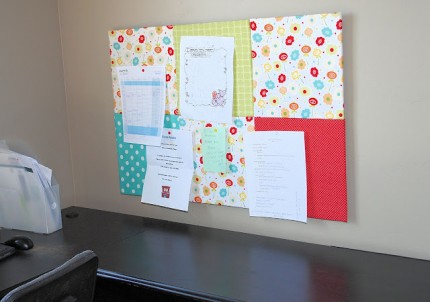 Fabric Covered Bulletin Board