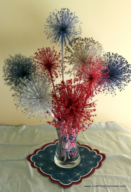 Allium Fireworks Centerpiece