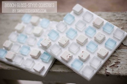 Sea Glass Style Coasters