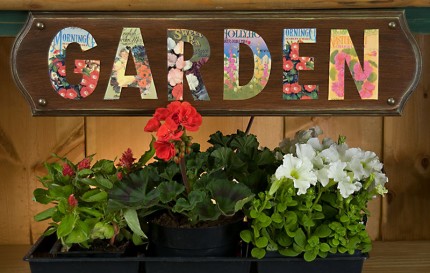 Seed Packet Garden Sign