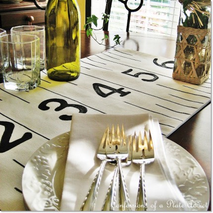 Ruler Table Runner