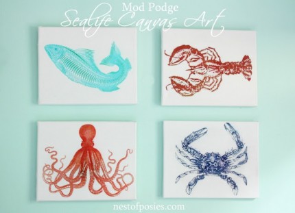 Sea Life Canvas Art