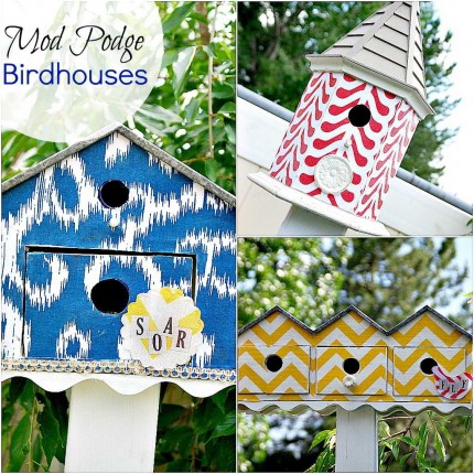 Fabric Birdhouses