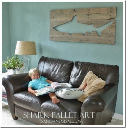 Pallet Shark Wall Art