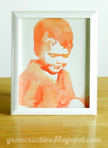 DIY Watercolor Portraits