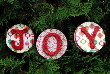 Reversible Christmas Ornaments