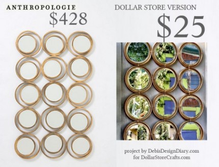 Anthropologie Inspired Circles Mirror